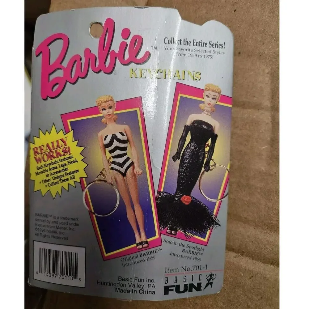 Barbie Keychain Solo In The Spotlight Barbie Keychain Original 1959 & 1960 Barbi
